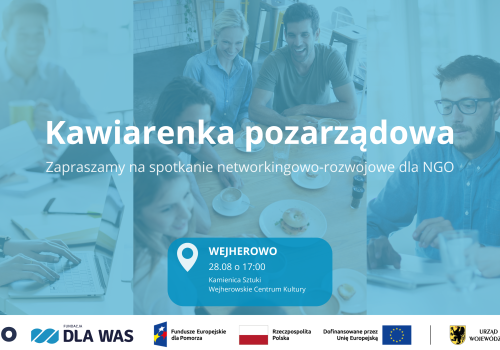 Zapraszamy na "Kawiarenkę pozarządową" w Wejherowie!